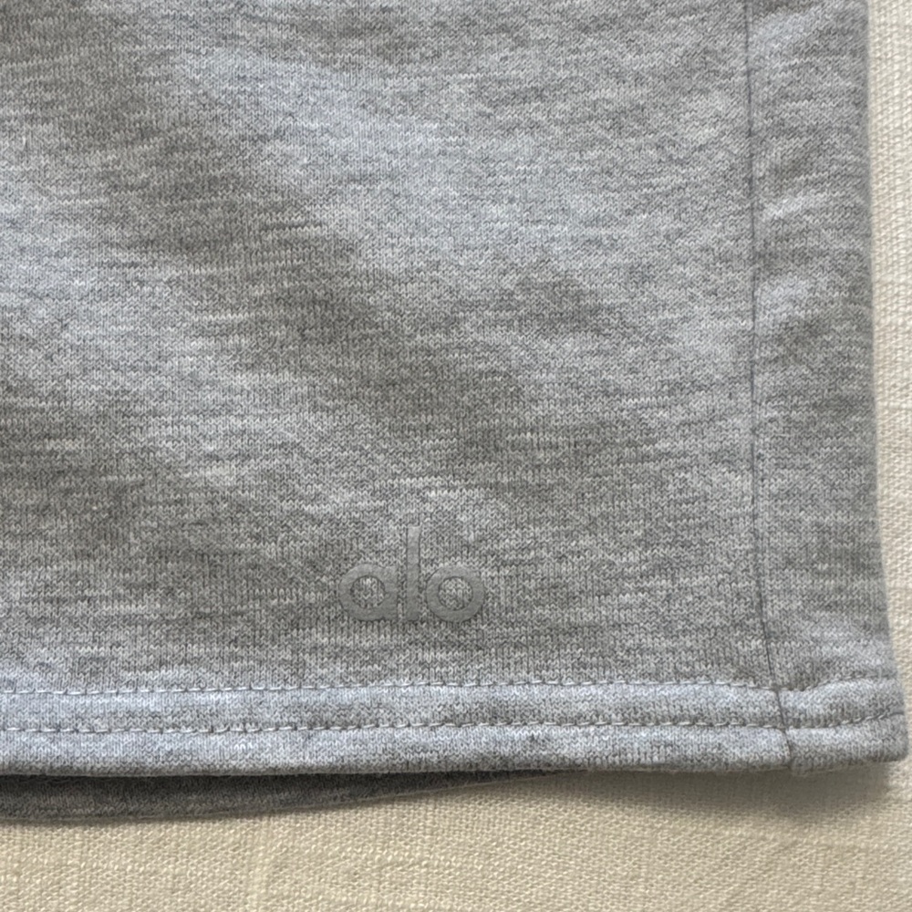 ALO Yoga Gray Women's Athletic Shorts - Picture 2 of 5